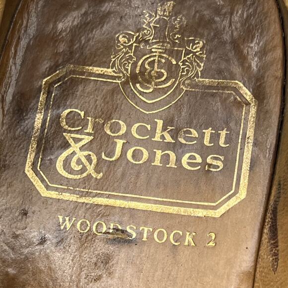 Crockett & Jones Woodstock 2 Shoes Men\'s Size 10 E US, 9 UK Black Leather Oxford main image 10